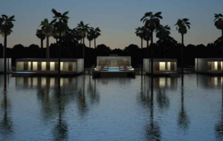 hotel brasil vista de noche