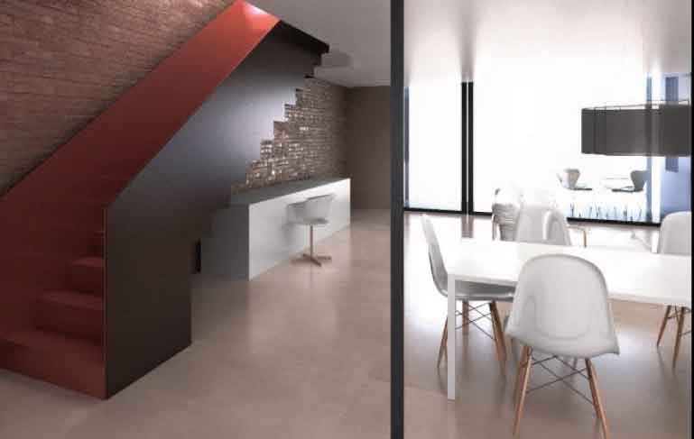 reforma vivienda cornella escalera interior
