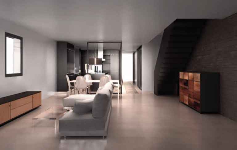 reforma vivienda cornella salón
